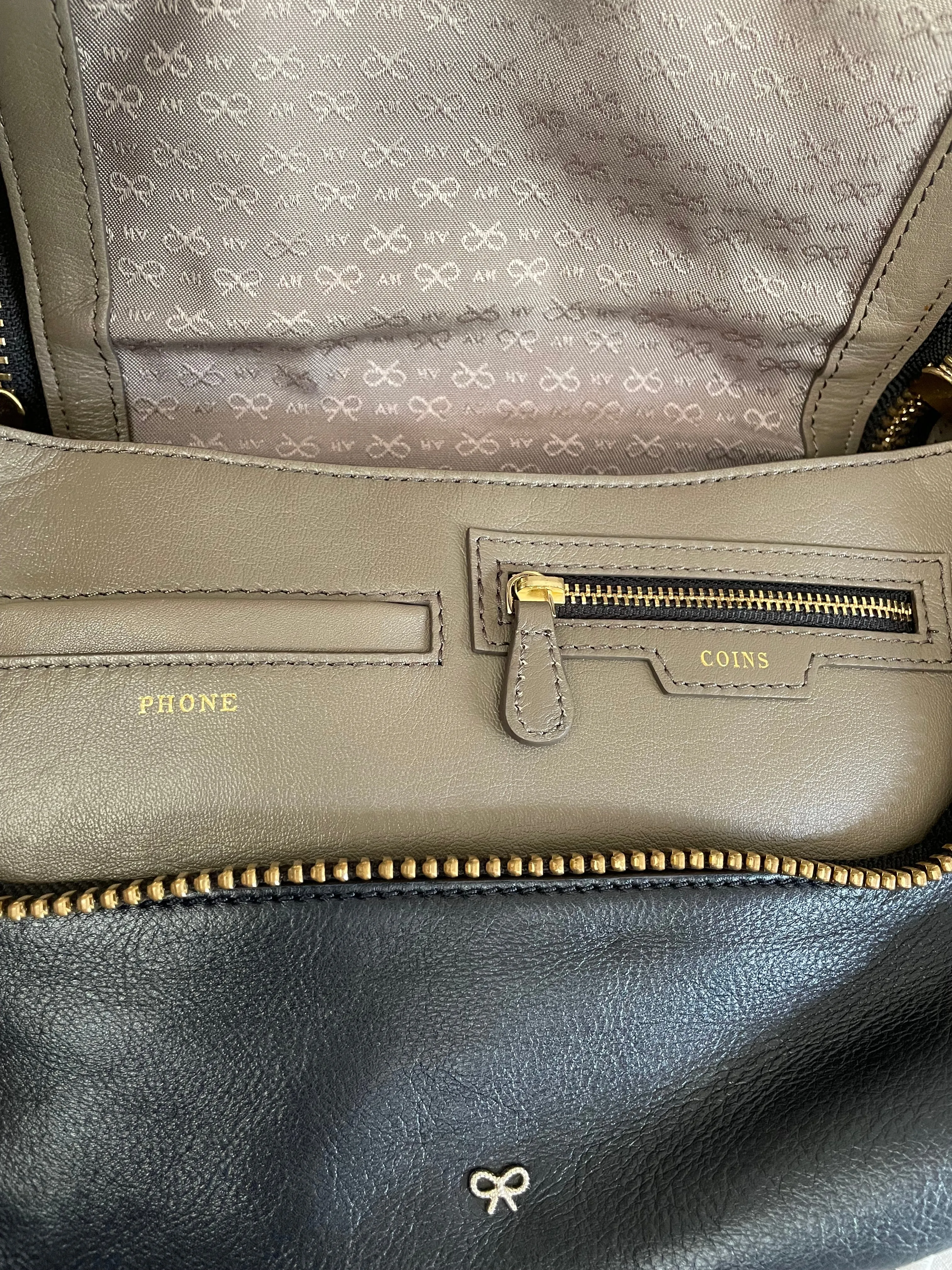 Preloved Anya Hindmarch Maxi Zip Satchel, Small