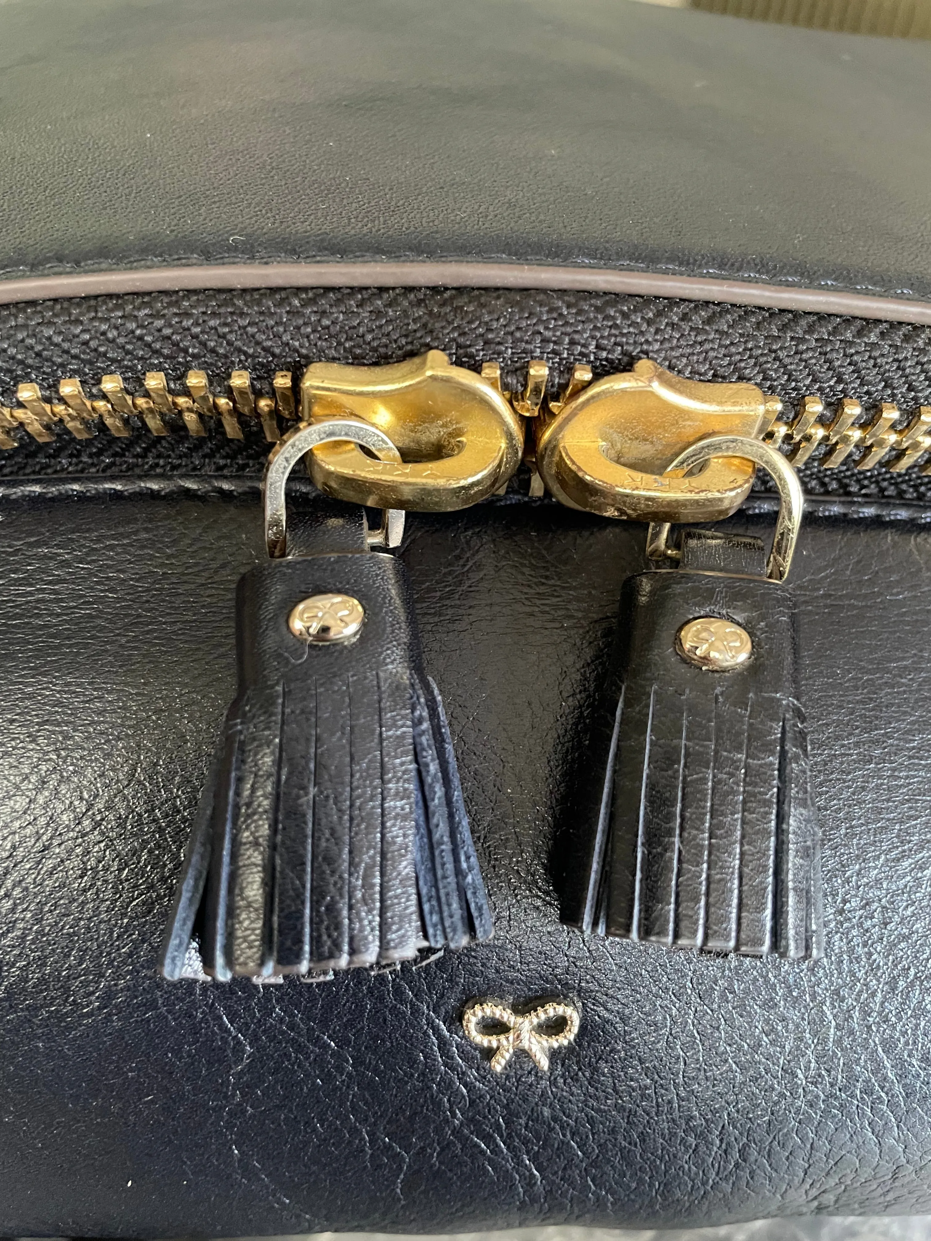 Preloved Anya Hindmarch Maxi Zip Satchel, Small