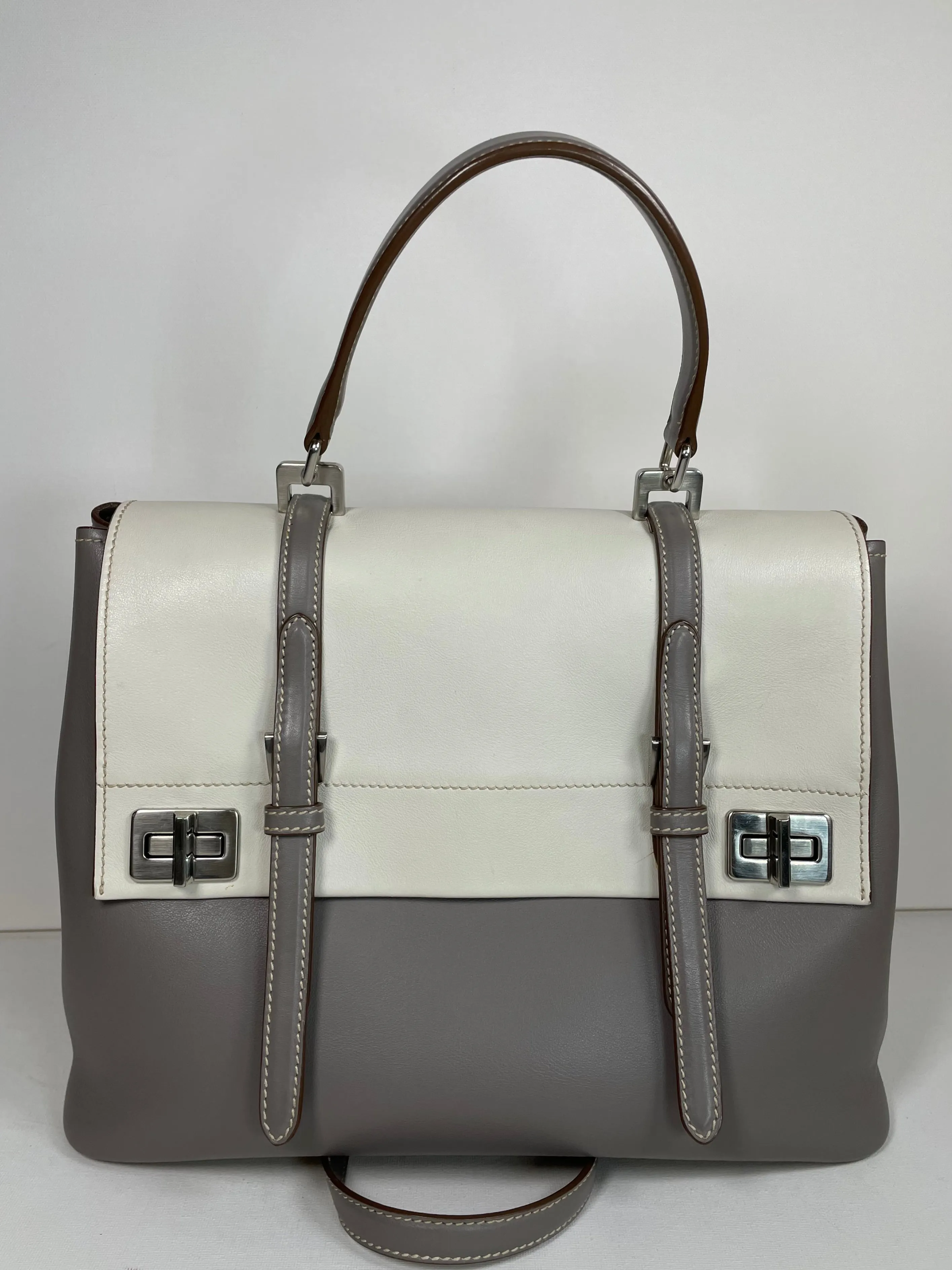 Preloved Prada City Two Way Satchel Bag