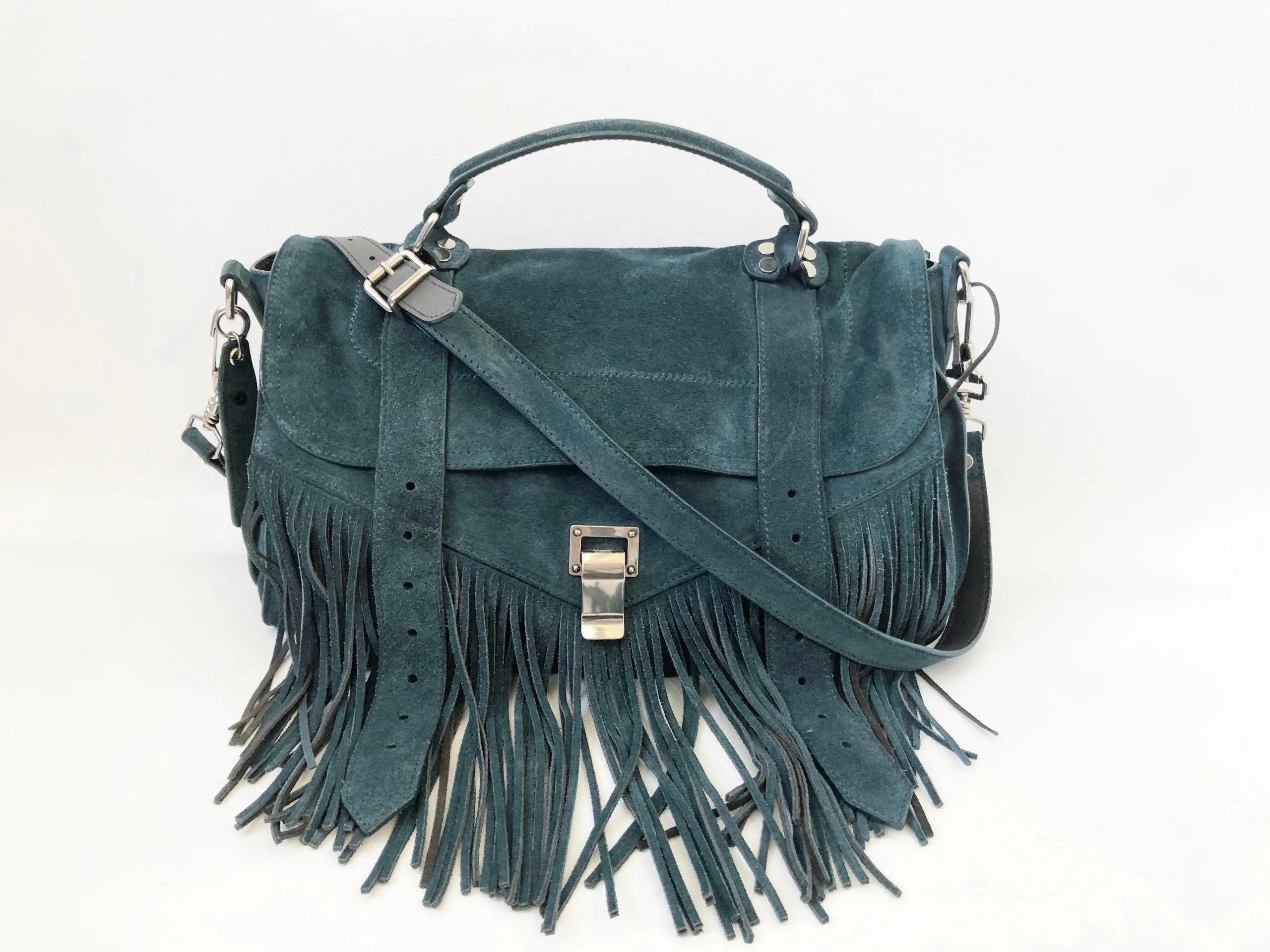 Proenza Schouler Ps1 Suede Fringe Bag