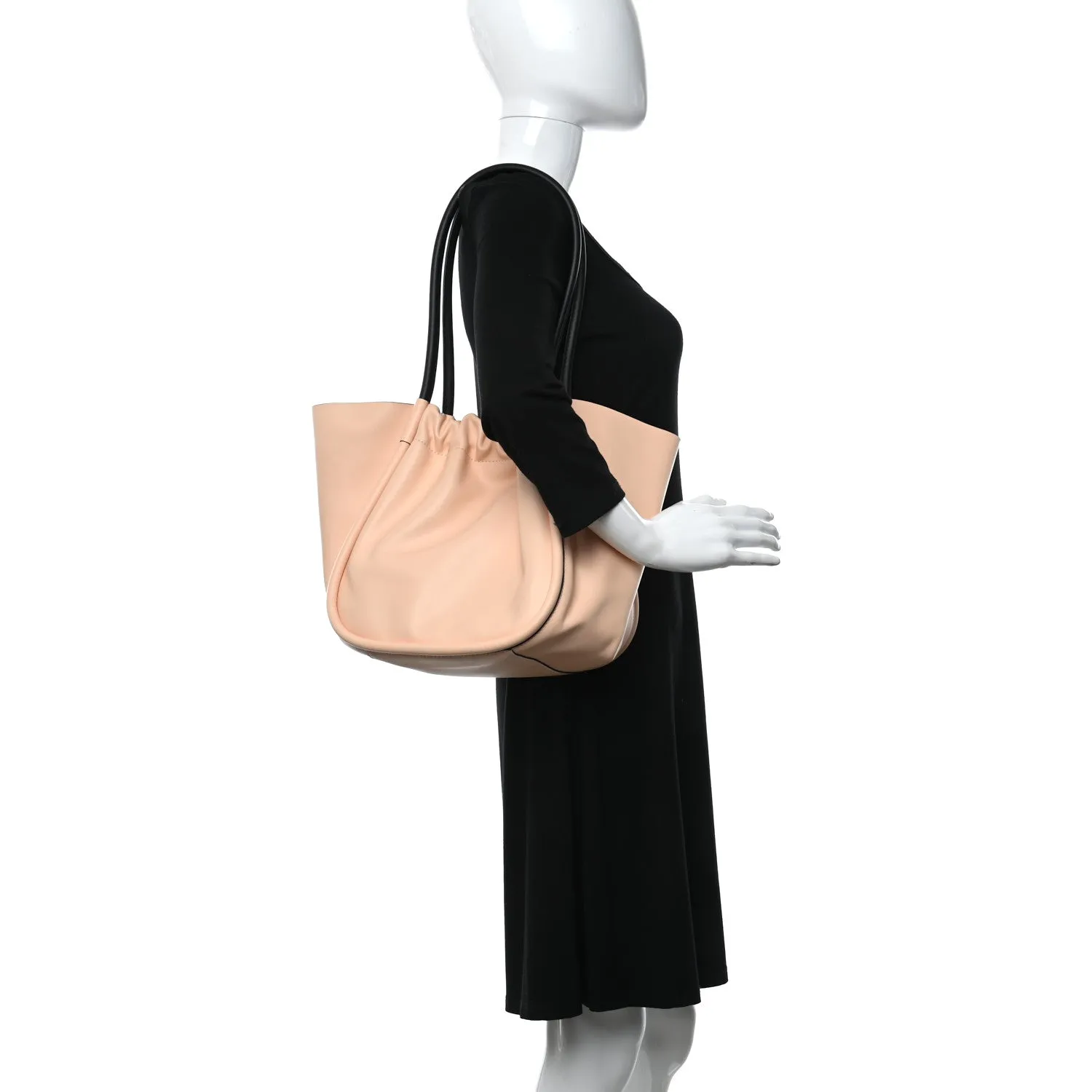PROENZA SCHOULER RUCHED LEATHER TOTE BAG