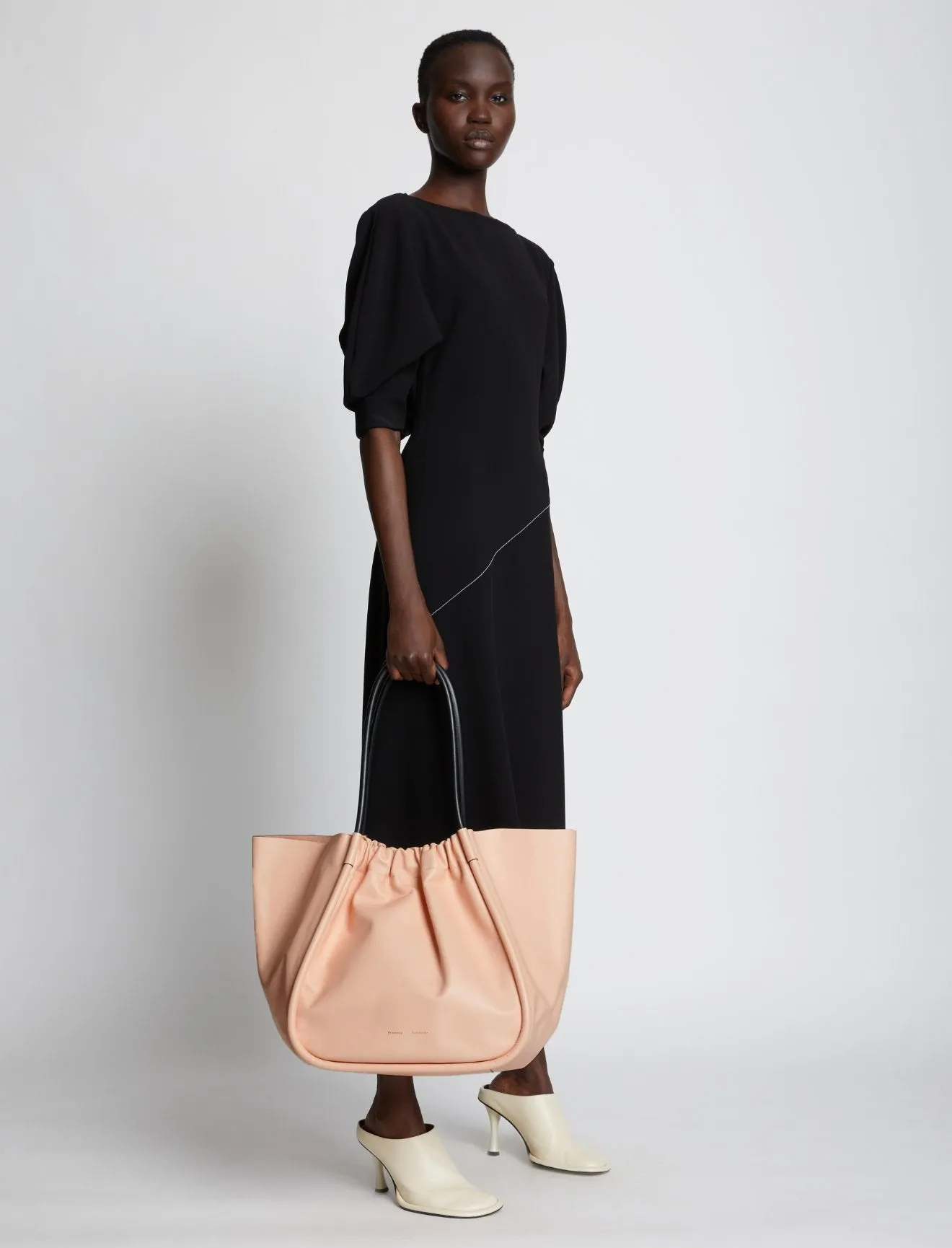 PROENZA SCHOULER RUCHED LEATHER TOTE BAG