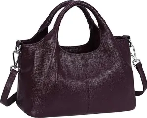 PU Leather Top Handle Purse Large Satchel Bag Designer Shoulder Bag Casual Tote Ladies Crossbody Bag for Women