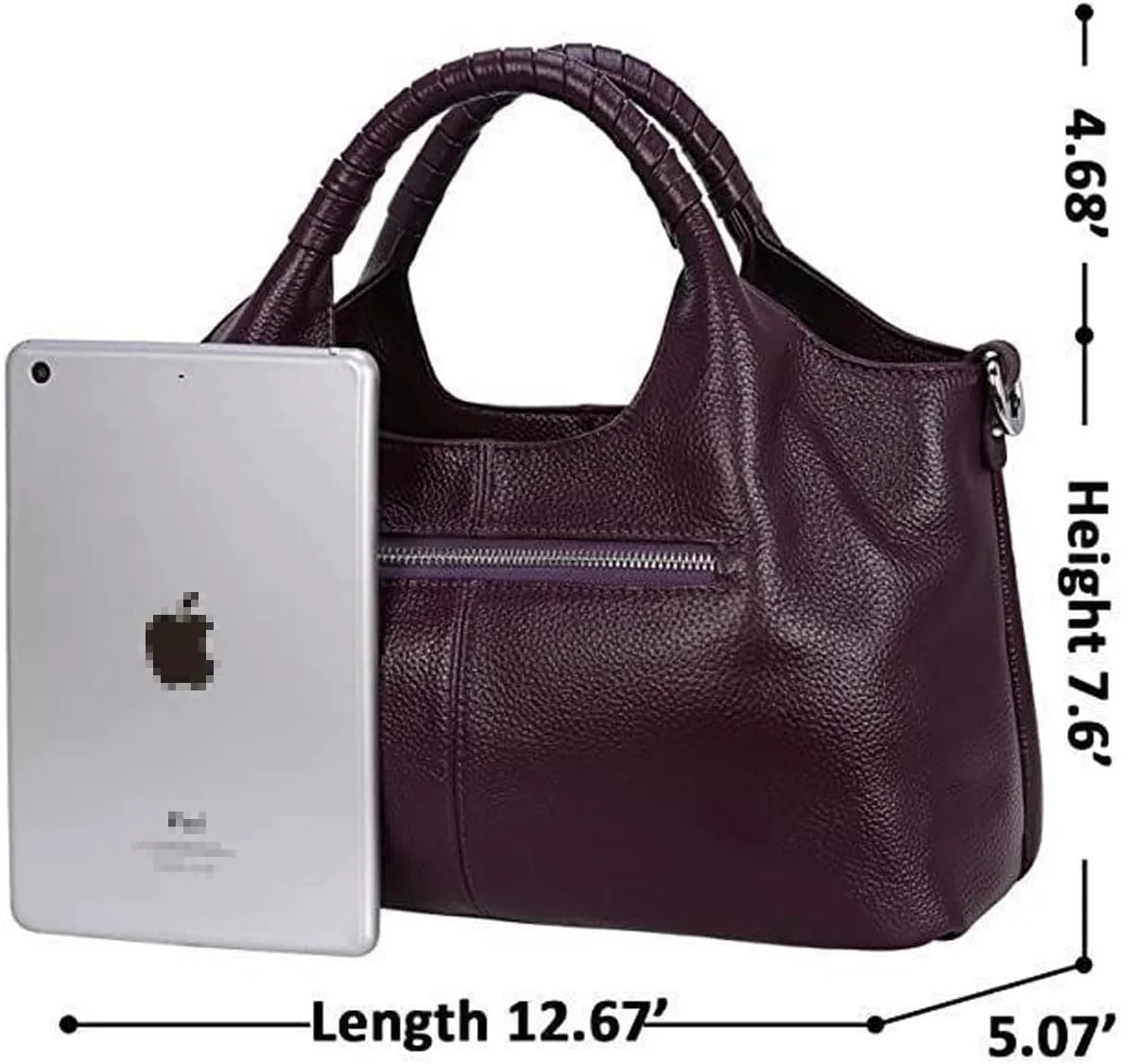 PU Leather Top Handle Purse Large Satchel Bag Designer Shoulder Bag Casual Tote Ladies Crossbody Bag for Women