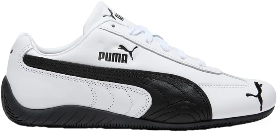 Puma Womens Speedcat Leather Lace Up Sneakers Shoes Casual - White - Size 6.5 M