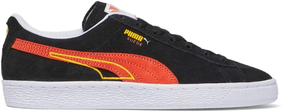 PUMA Womens Suede Brand Love Lace Up Sneakers Shoes Casual - Black - Size 7.5 M