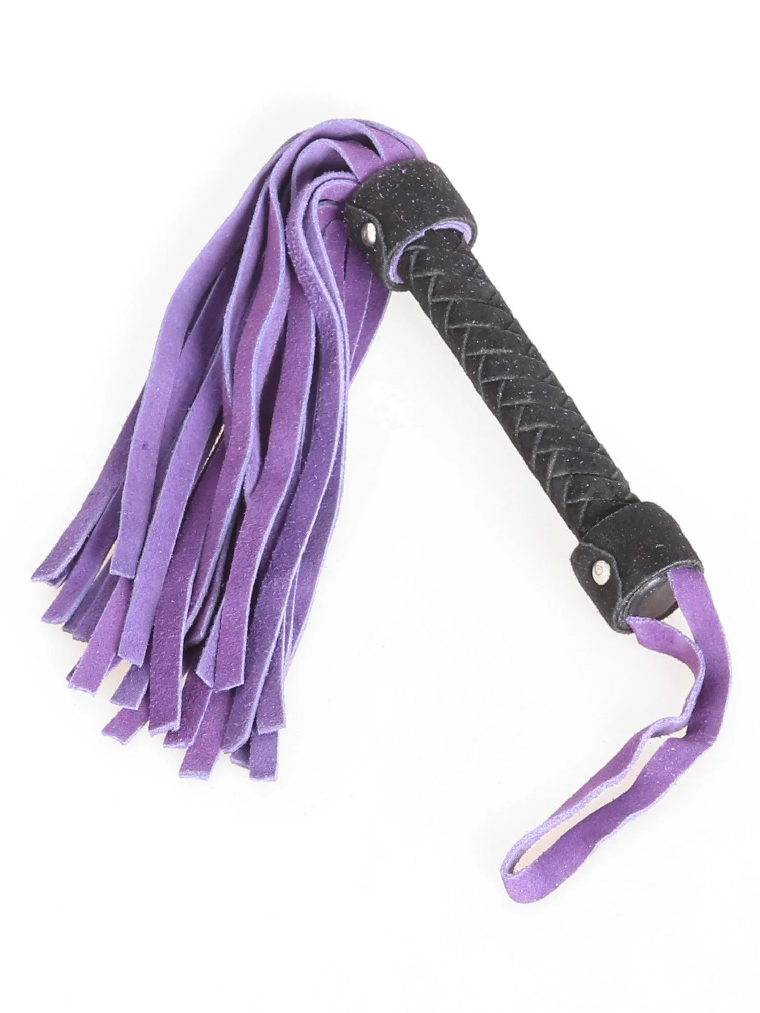 Purple & Black Suede Willy Whip