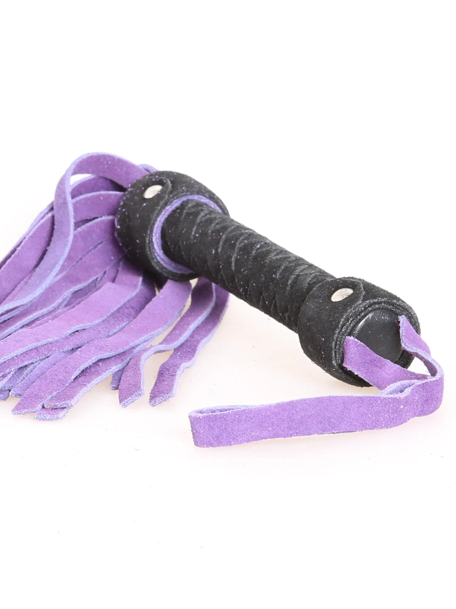Purple & Black Suede Willy Whip