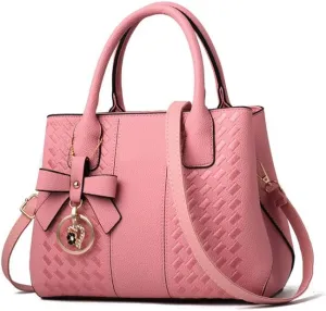 Purses and Handbags for Women Fashion Ladies PU Leather Top Handle Satchel Shoulder Tote Bags