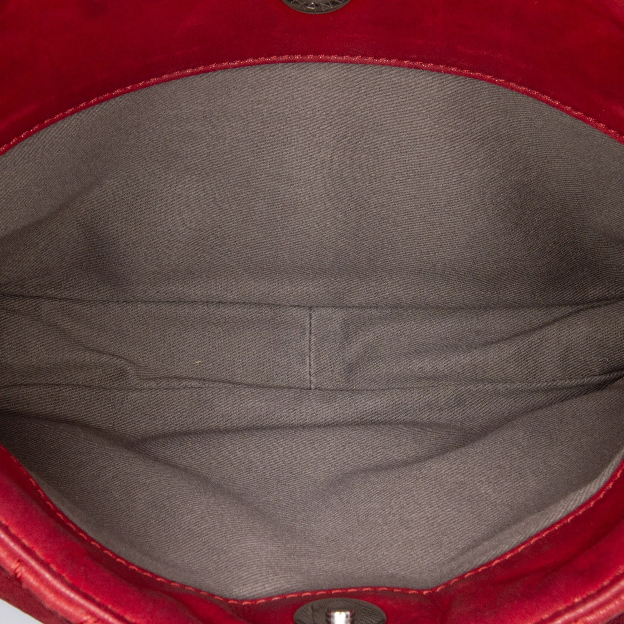 Quilted Iridescent Calfskin Relax CC Satchel
