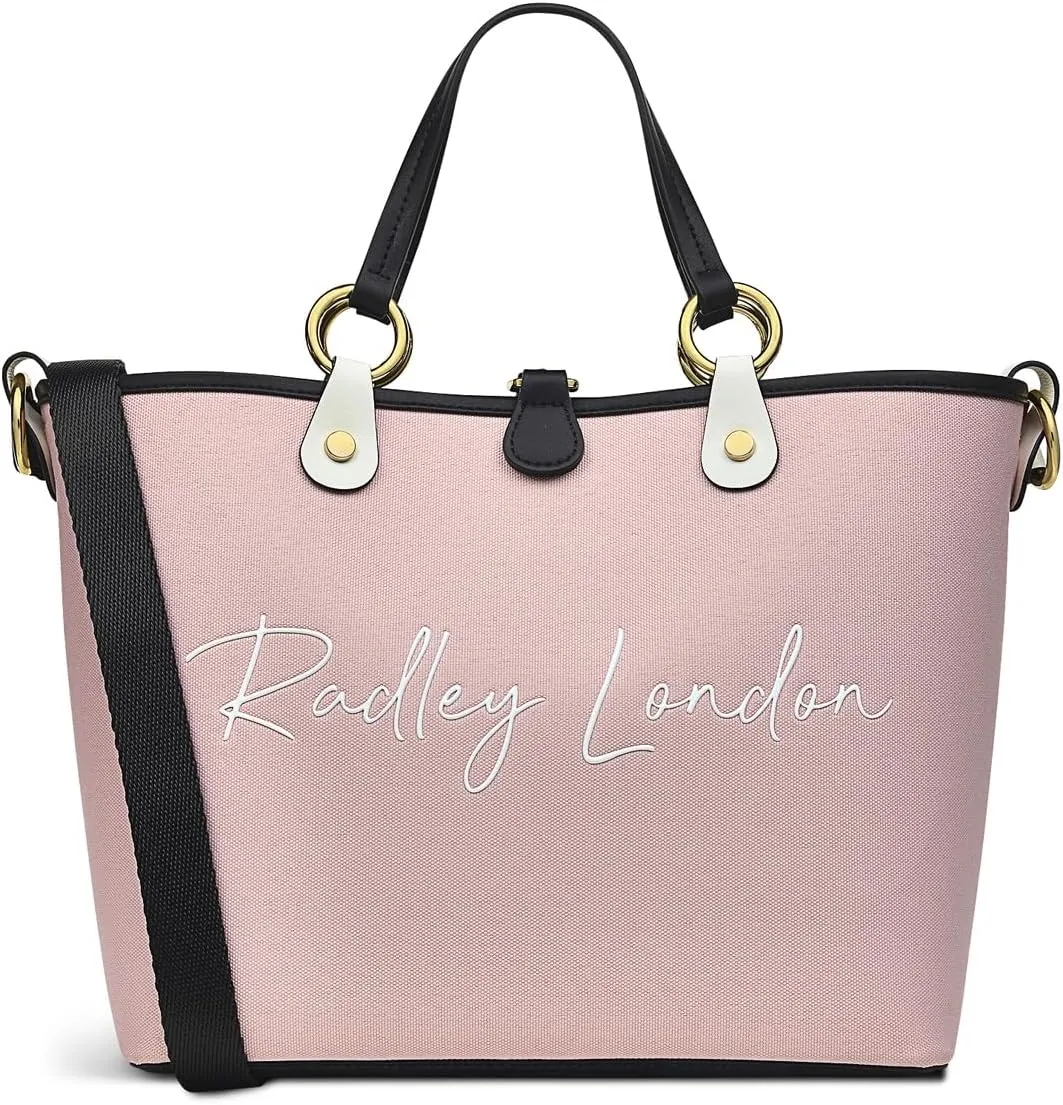 RADLEY London Addison Gardens Signature Responsible Women's Medium Recycled Canvas Open Top Satchel Bag
