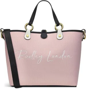 RADLEY London Addison Gardens Signature Responsible Women's Medium Recycled Canvas Open Top Satchel Bag