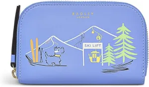RADLEY London Apres Medium Zip Around Purse for Women, in Light Blue Smooth Leather…