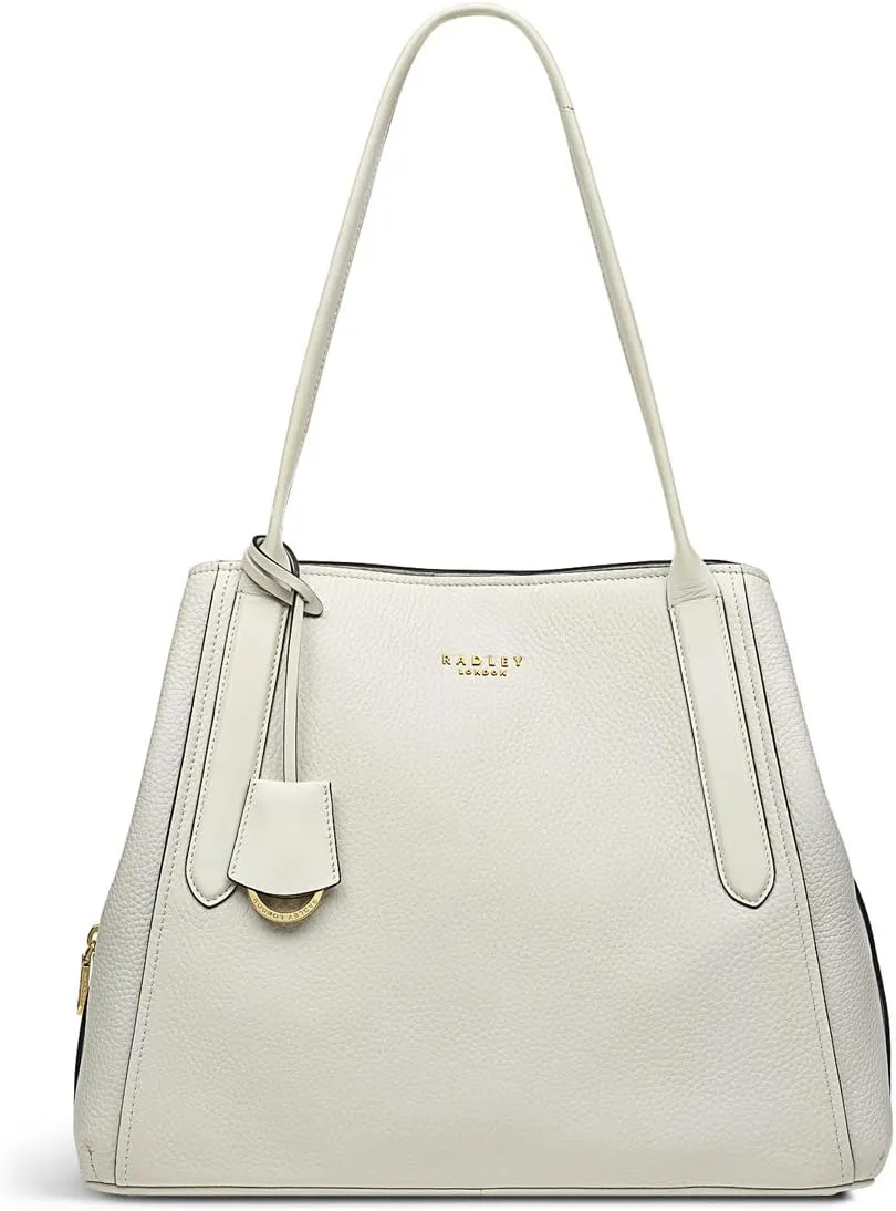 RADLEY London Baylis Road 2.0 Women’s Medium Leather Shoulder Bag, Chalk