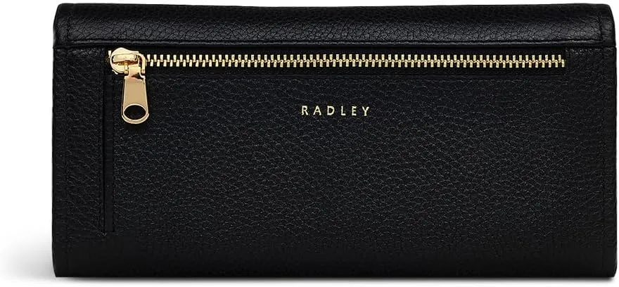 RADLEY London Carpenter Yard Women's Large Leather Flapover Wallet, Black