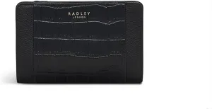 RADLEY London Downtown Women's Medium Leather Bifold Wallet, Black