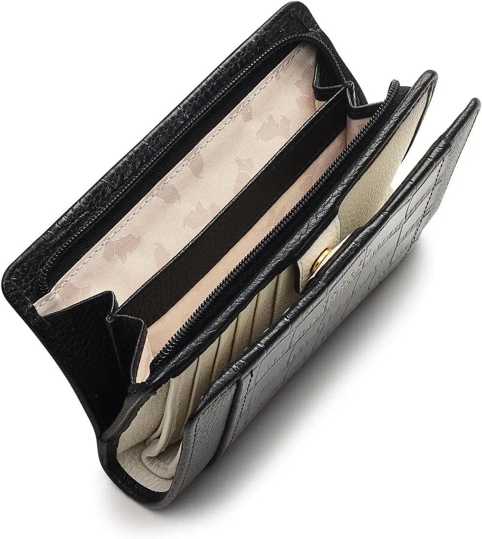 RADLEY London Downtown Women's Medium Leather Bifold Wallet, Black