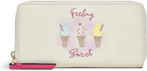 RADLEY London Feeling Sweet Women's Large Leather Zip Around Wallet, Chalk