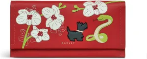 RADLEY London Lunar New Year Women's Large Leather Flapover Wallet, Crimson