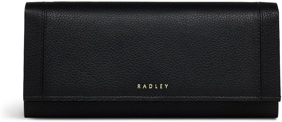 RADLEY London Provence Avenue Women's Large Leather Flapover Wallet, Black