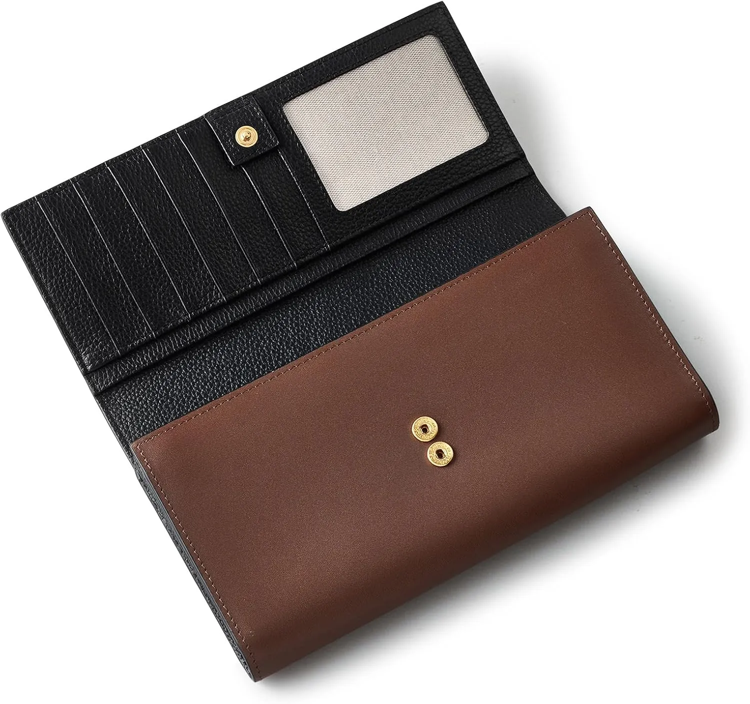 RADLEY London Puffy Protect Women's Extra Large Leather Flapover Wallet, Walnut