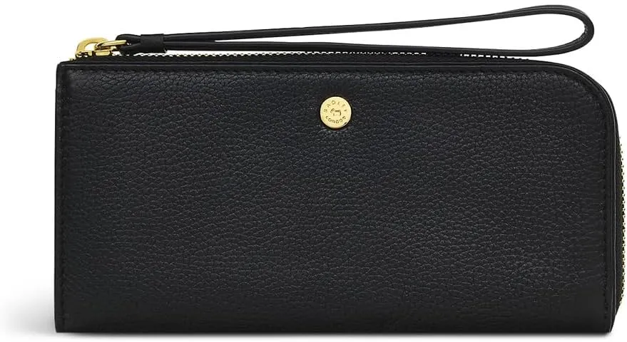 RADLEY London Selby Crescent Women's Large Leather Zip Around Wallet, Black