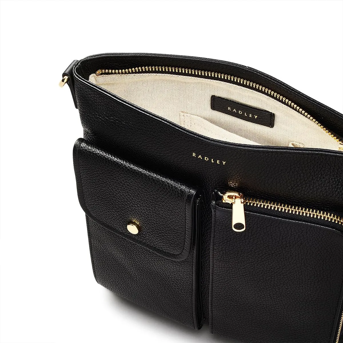 RADLEY London Selby Crescent Women’s Small Leather Ziptop Crossbody Bag