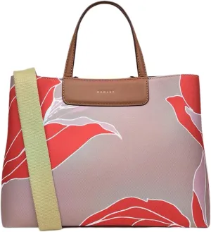 RADLEY London Southwell Gardens Floral Medium Satchel (Beige)