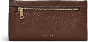 RADLEY London Sunny Dene Protect Women's Large Leather RFID Bifold Wallet, Walnut