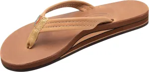 Rainbow Sandals Ladies Luxury Leather - Double Layer Arch Support with 3/4" Medium Straps