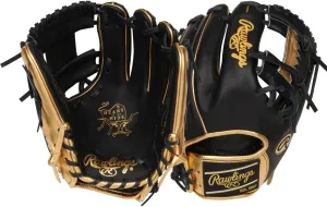 Rawlings Heart of The Hide GOTM June 2024 PROGOLDYVIII 11.5 Inch Baseball Glove Right Hand Throw, Black