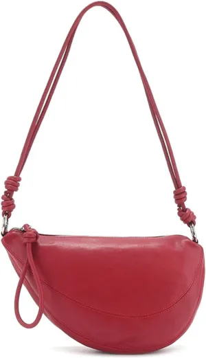 Red Purses For Women Patent Leather Purse Cute Trendy Shoulder Bag Handbags Slouchy Crossbody Bag