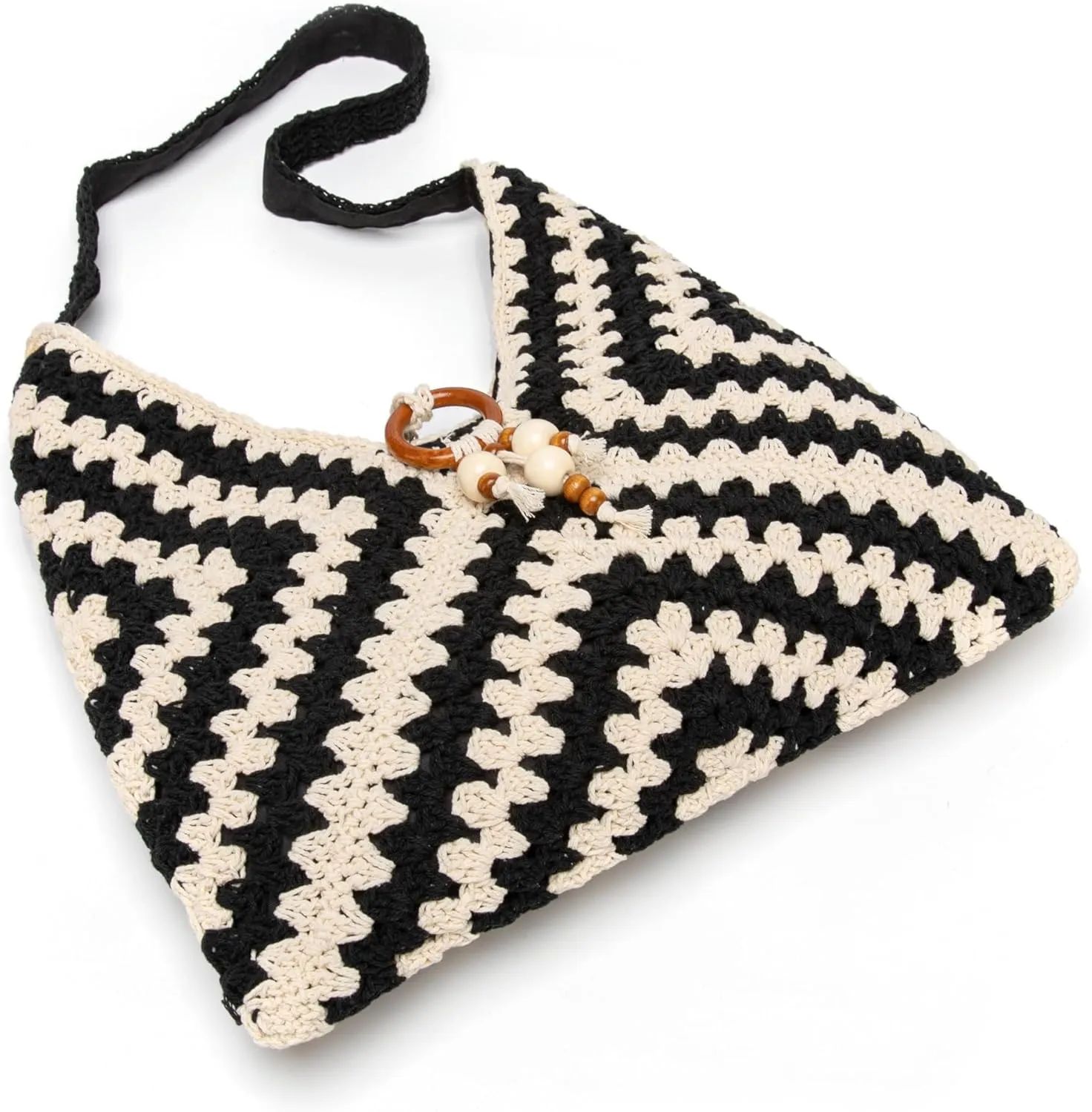 Rejolly Straw Hobo Bag for Women Tote Bag Summer Vacation Beach Handbags Boho Bohemian Style Shoulder Purse