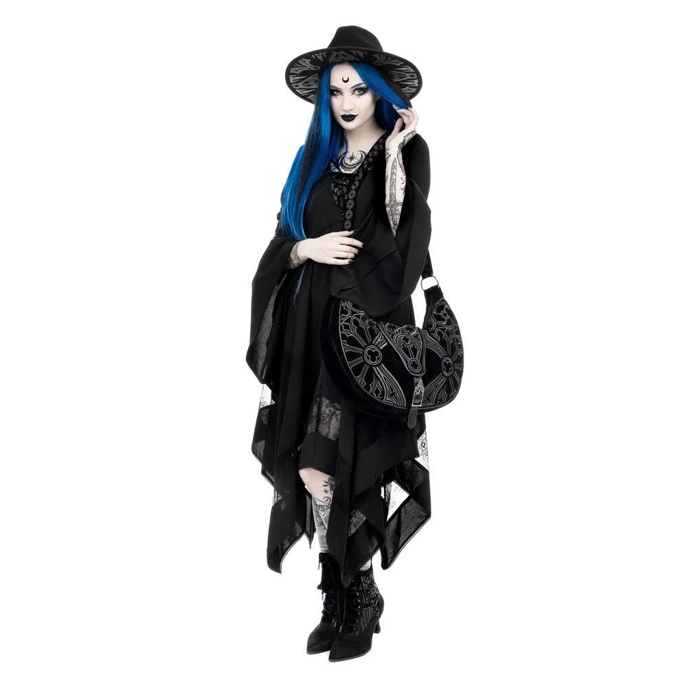 Restyle - Gothic Chapel - Embroidered Hobo Bag | Gothic Handbag