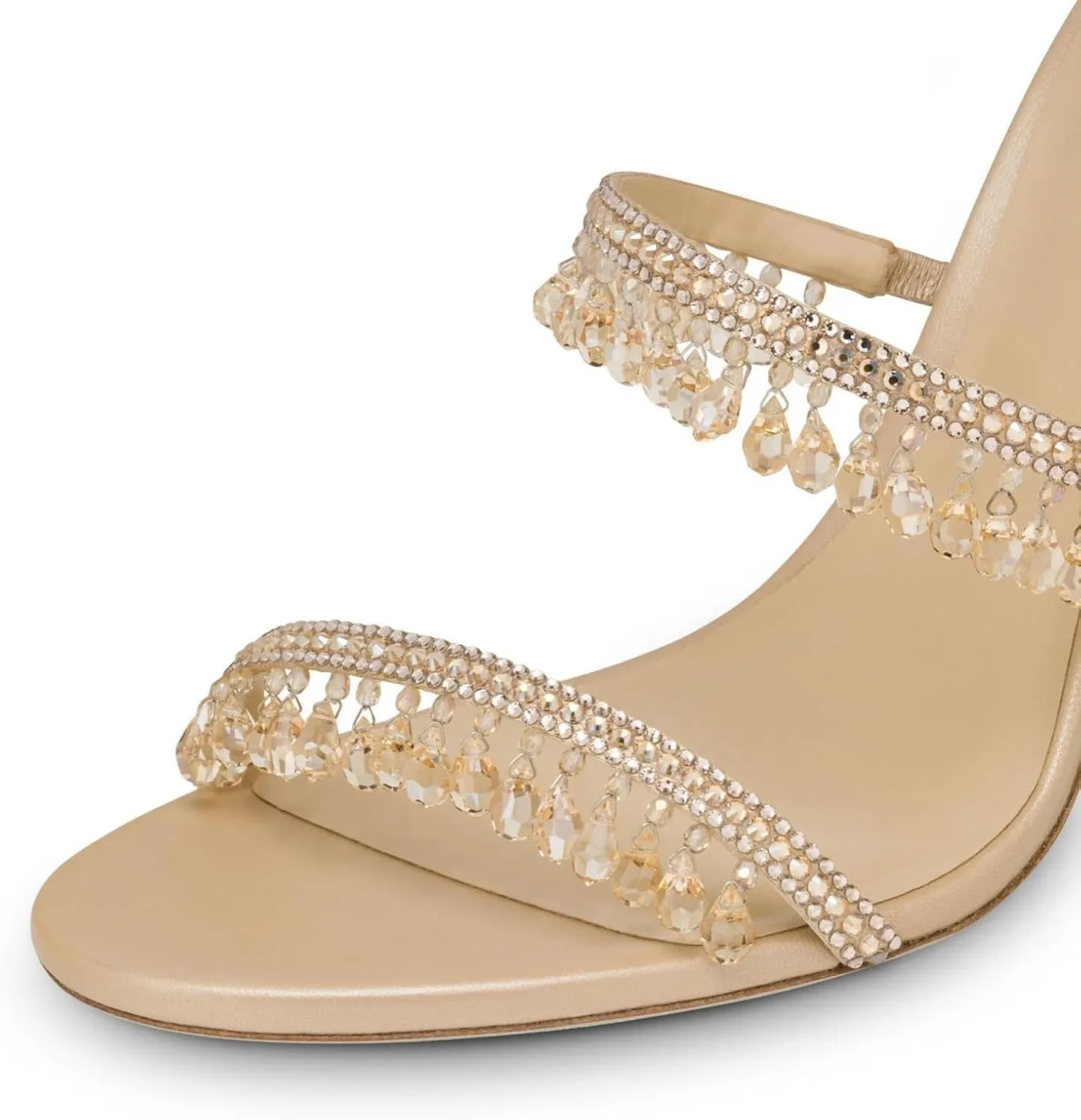 Rhinestone Tassel Wrap Around High Heels Stiletto Sandals for Women,Women's Colorful Diamonds Twist Around Open Round Toe Lace up Heeled Sandals Date Banquet Dress Wedding Prom High Heeled Shoes
