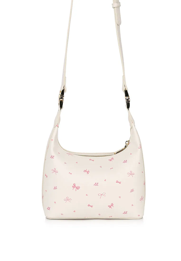 Riri in Love Belt Buckle Hobo Bag (Beige)