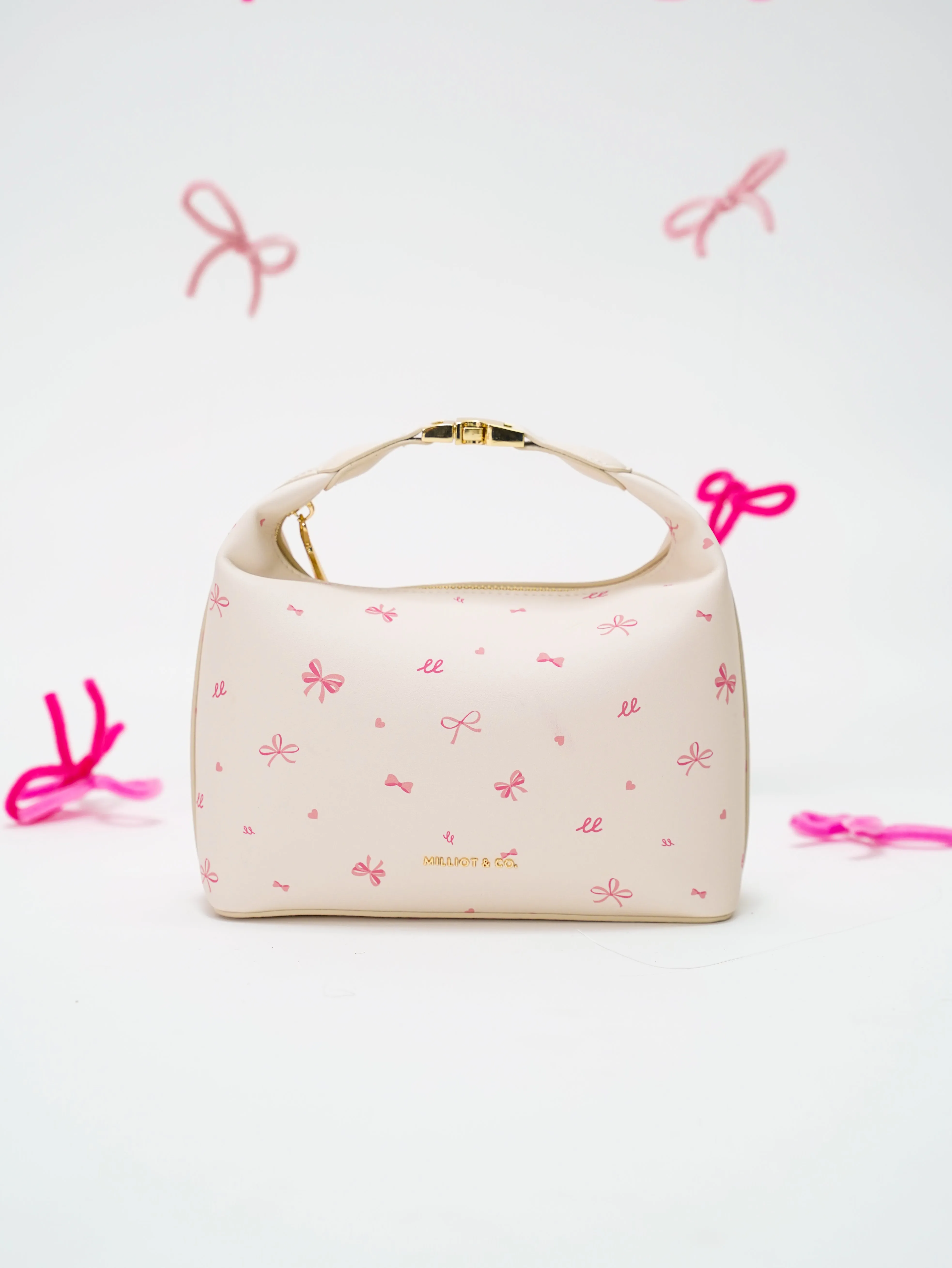 Riri in Love Belt Buckle Hobo Bag (Beige)
