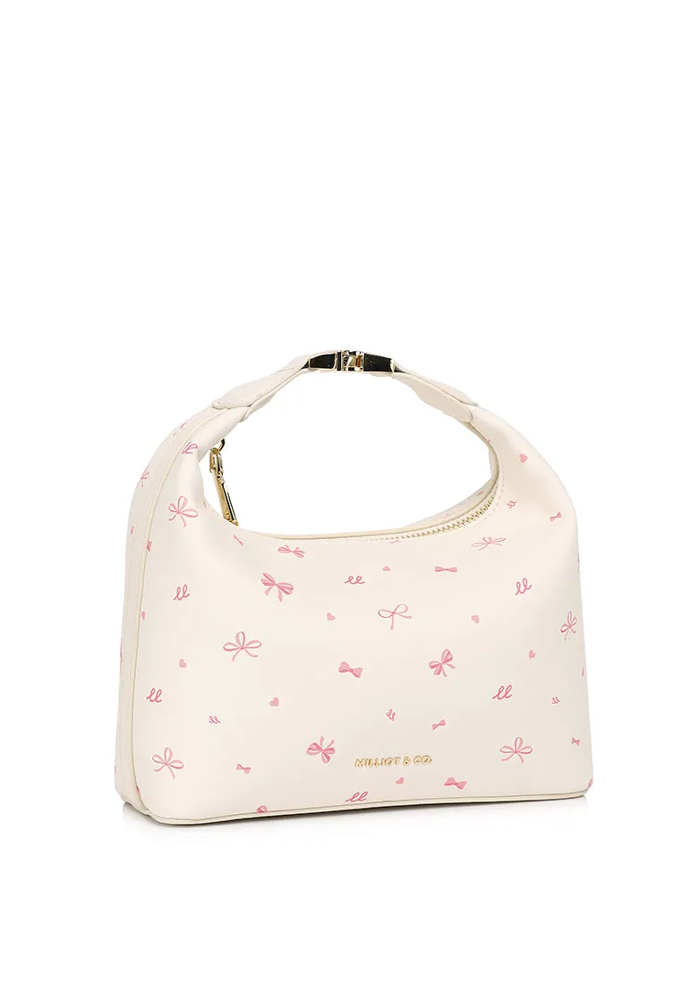 Riri in Love Belt Buckle Hobo Bag (Beige)