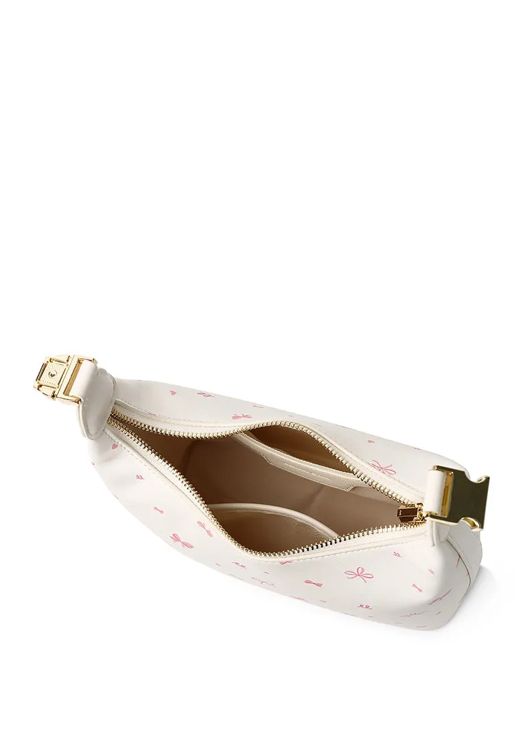 Riri in Love Belt Buckle Hobo Bag (Beige)