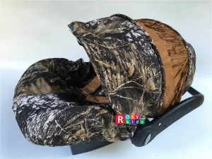 Rosy Kids Infant Carseat Canopy Cover 3pc Whole Caboodle, Baby Car Seat Cover Outdoor Kit, Color03NR07