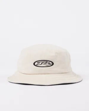 RUSTY KICK FLIP REVERSIBLE BUCKET HAT - OAT