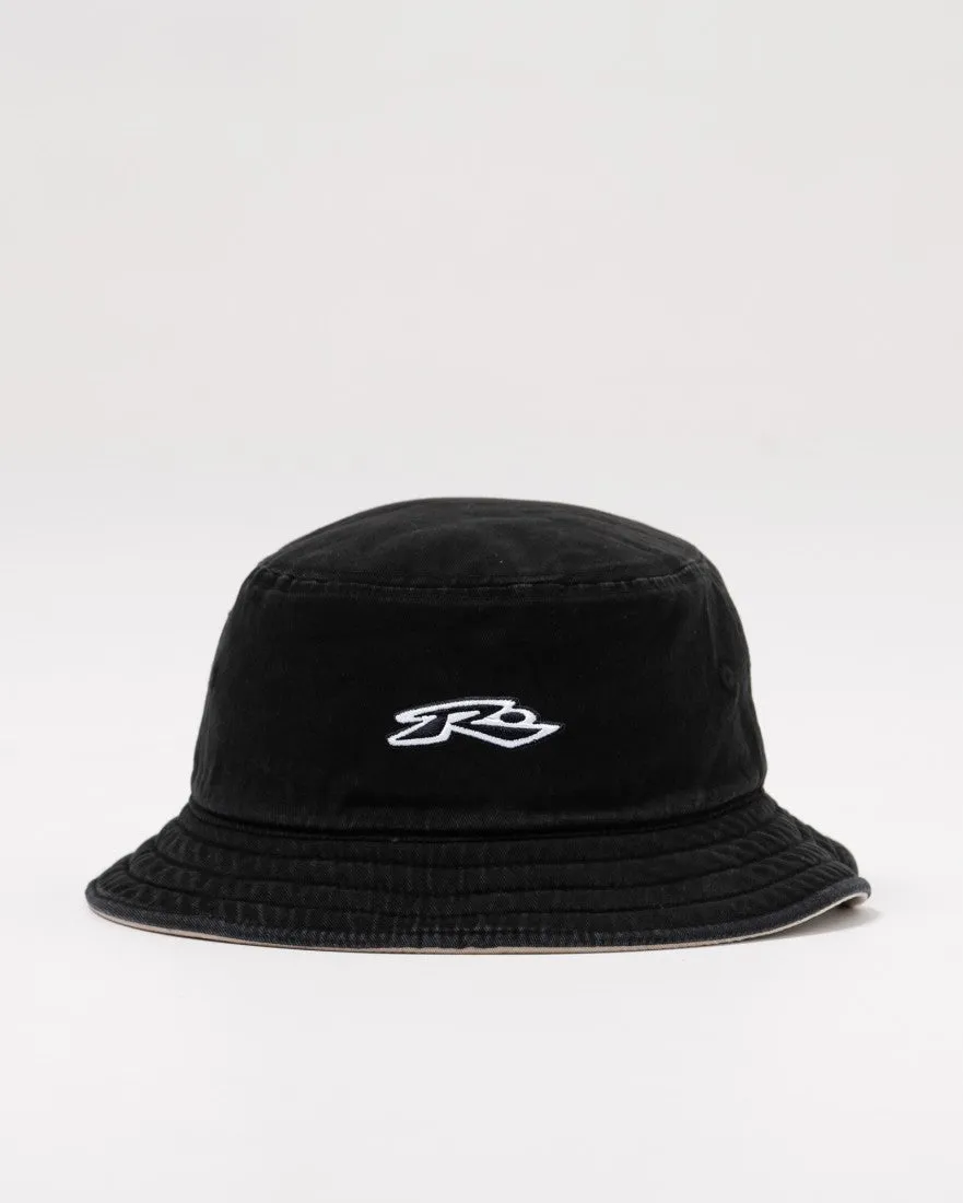 RUSTY KICK FLIP REVERSIBLE BUCKET HAT - OAT