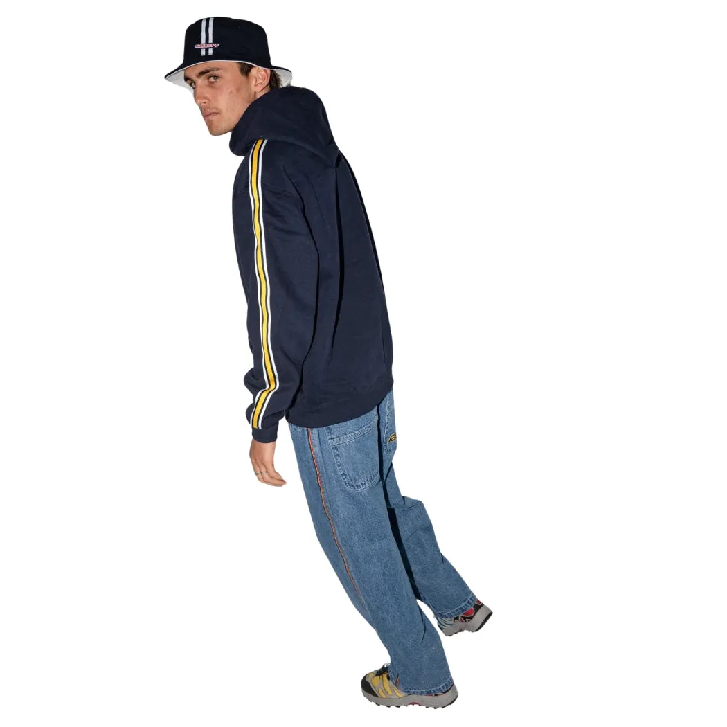 Rusty Pipeline Reversible Bucket Hat Navy Blue