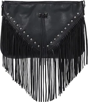 Saddhu Fringe Crossbody Purse for Women Faux Leather Handbag Tassel Bohemian Cross Body Bag for Wedding Cocktail Party