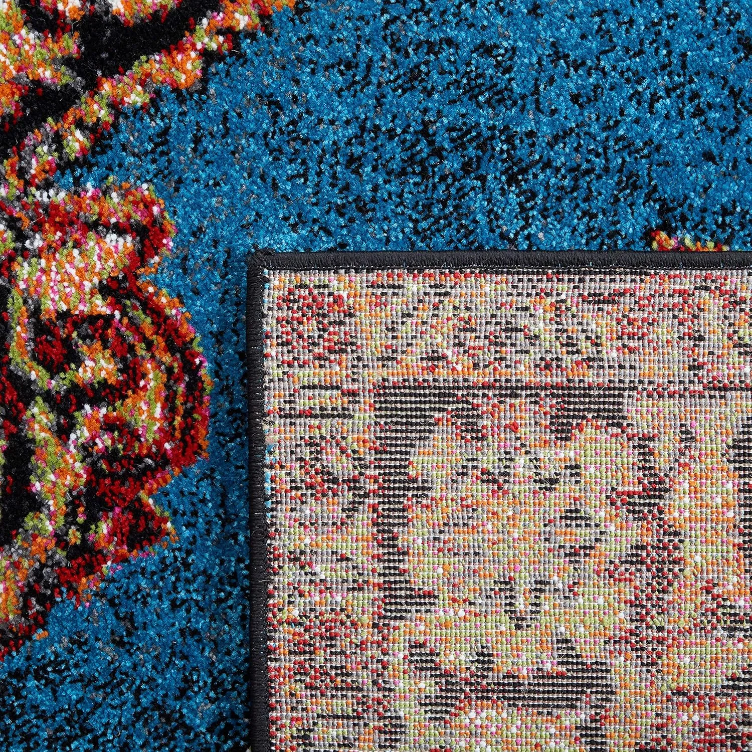SAFAVIEH Vintage Hamadan Collection Runner Rug - 2'3" x 6', Gold & Light Blue, Traditional Oriental Design, Non-Shedding & Easy Care, Ideal for High Traffic Areas in Living Room, Bedroom (VTH219D)