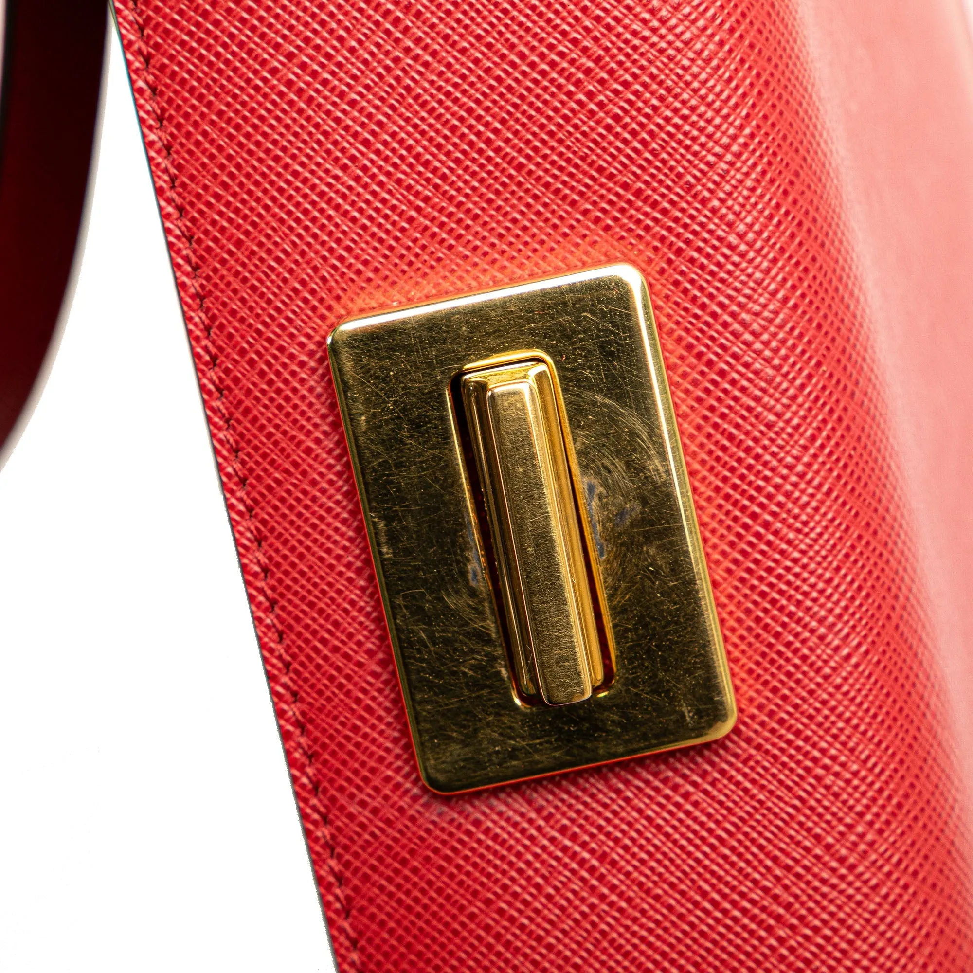 Saffiano Begonia Satchel