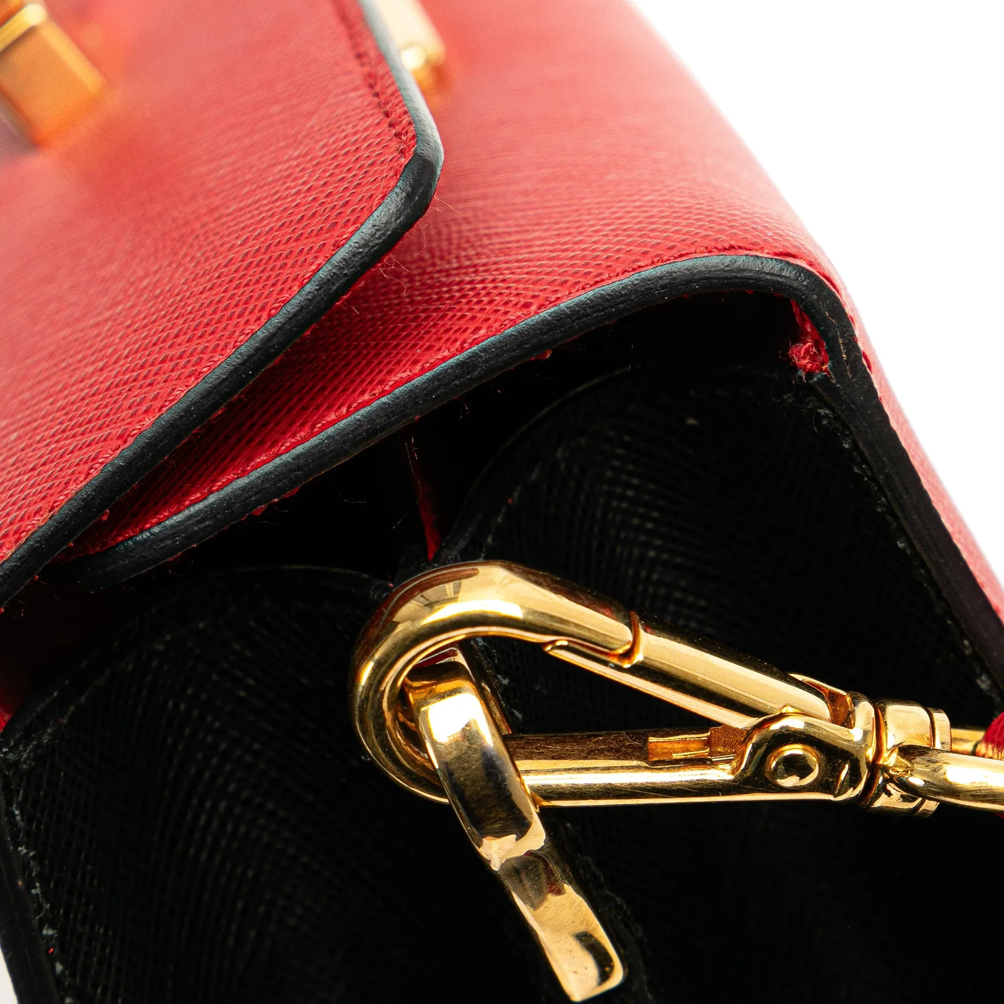 Saffiano Begonia Satchel