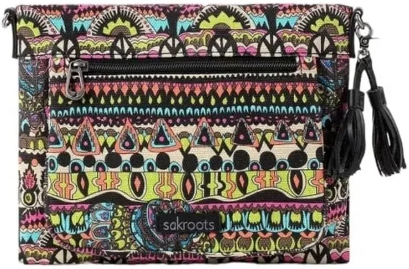 Sakroots Camden Small Crossbody Bag (Neon World)