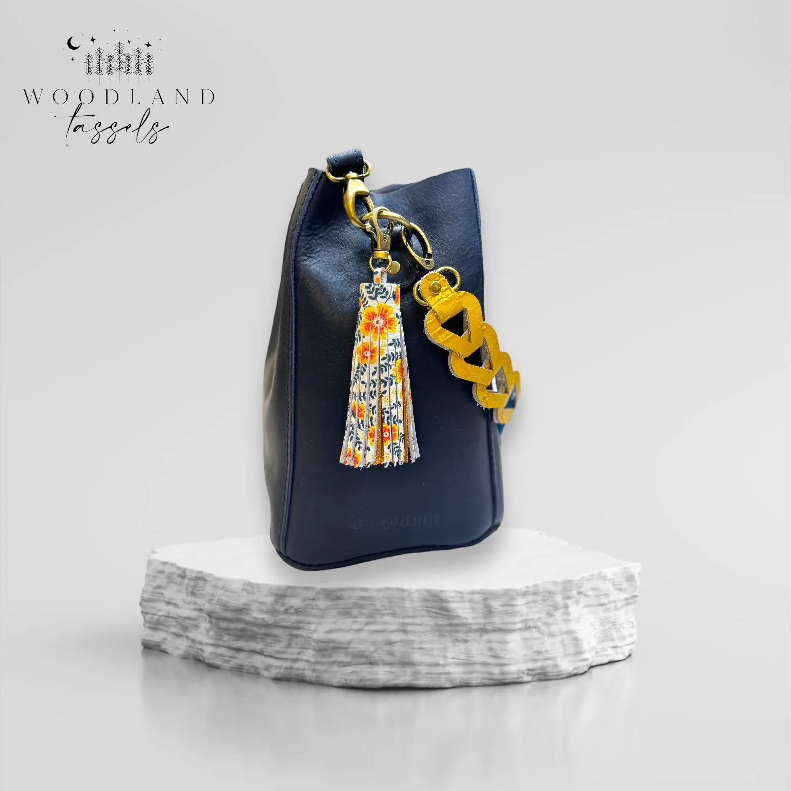 Sand Dune Sunrise Leather Tassel