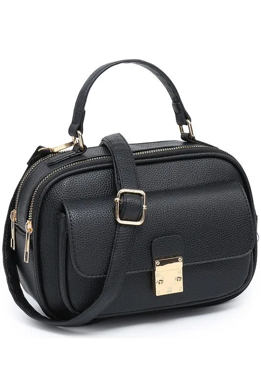 Sapphire Luxe Satchel